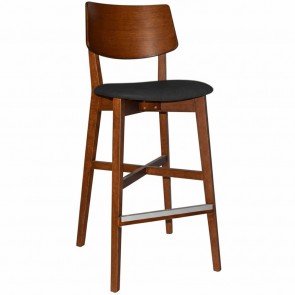 Vanja Bar Stool Faux Leather 77cm