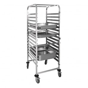 Vogue Gastronorm Racking Trolley 15 Level