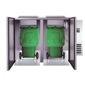 WBC2-240 FED REFRIGERATED SOLID WASTER COOLER With 2PCS - WBC2-240