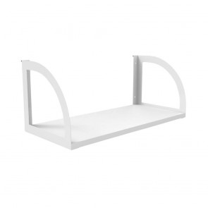 White Workstation Shelf White Bracket