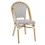 Chevron Wicker Outdoor Chair