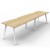 Eternity 2 Person Single Sided Office Desk Workstation