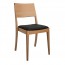 Ava Upholstered European Stackable Dining Chair A-0955