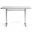 Aida Aluminium Twin Table Base