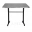 Aida Black Aluminium Indoor Outdoor Bar Height Twin Table