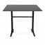 Aida Black Aluminium Indoor Outdoor Bar Height Twin Table