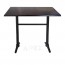 Aida Black Aluminium Indoor Outdoor Bar Height Twin Table