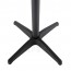 Aida Black Aluminium Table Base Black