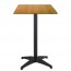 Aida Black Aluminium Indoor Outdoor Bar Height Table