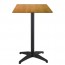 Aida Black Aluminium Indoor Outdoor Bar Height Table