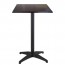 Aida Black Aluminium Indoor Outdoor Bar Height Table