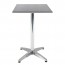 Aida Aluminium Indoor Outdoor Bar Height Pedestal Table 