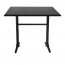 Aida Black Aluminium Indoor Outdoor Bar Height Twin Table