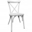 Aluminium Cross Back Outdoor Chair