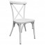 Aluminium Cross Back Outdoor Chair