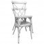 Aluminium Cross Back Outdoor Chair