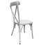 Aluminium Cross Back Outdoor Chair