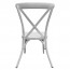 Aluminium Cross Back Outdoor Chair