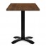 Alvina Modern Square Timber Dining Table