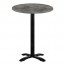 Alvina Modern Round Bar Table