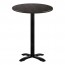 Alvina Modern Round Bar Table