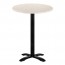 Alvina Modern Round Bar Table