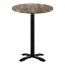 Alvina Modern Round Bar Table