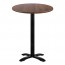 Alvina Modern Round Bar Table