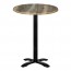 Alvina Modern Round Bar Table