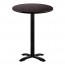 Alvina Modern Round Bar Table