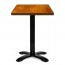 Alvina Modern Oak Square Timber Dining Table