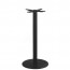 Annick Black Steel Bar Table Base Round