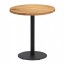 Annick Black Steel Table Base Round