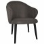 Ariel Arm Chair Black Steel Legs