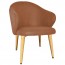Ariel Arm Chair Oak Steel Legs