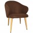 Ariel Arm Chair Oak Steel Legs