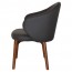 Ariel Arm Chair Solid Light Walnut Timber Chair
