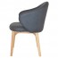Ariel Arm Chair Solid Natural Timber Legs
