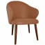 Ariel Arm Chair Walnut Wood Legs