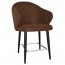Ariel Counter Stool Black Steel Legs