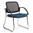 Asher Mesh Waiting Room Chair with Armrests