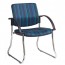 Asher Waiting Room Chair with Arms & Sled Legs