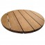 Australian Oak Round Outdoor Table Top