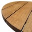 Australian Oak Round Outdoor Table Top