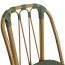 Bastille Outdoor Wicker Dining Chair Olive & White