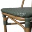 Bastille Outdoor Wicker Dining Chair Olive & White