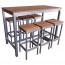 Beer Garden Outdoor Bar Table and Stools