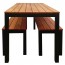 Beer Garden Outdoor Table and Bench Seat Set