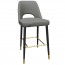 Bella Bar Stool Brass Legs