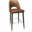 Bella Bar Stool Brass Legs